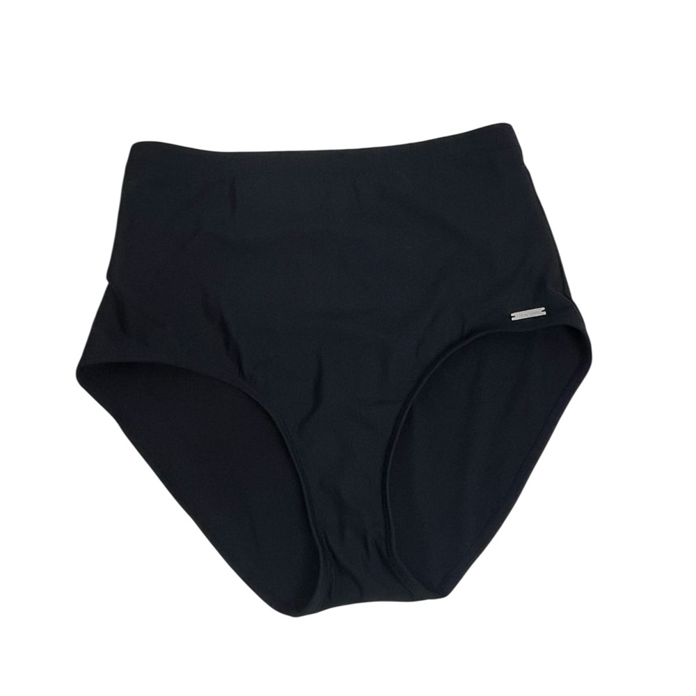 LASCANA Black High-Rise Bikini Bottom Size 8